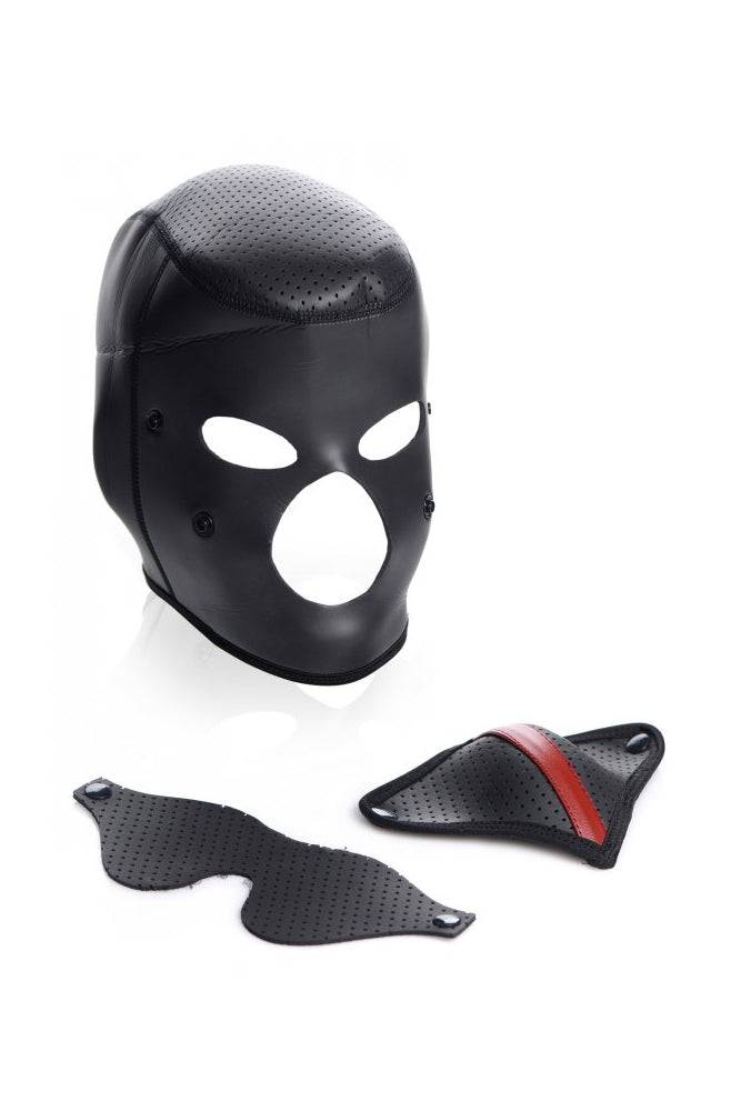 XR Brands - Master Series - Scorpion Hood with Removable Blindfold and Mask - Stag Shop