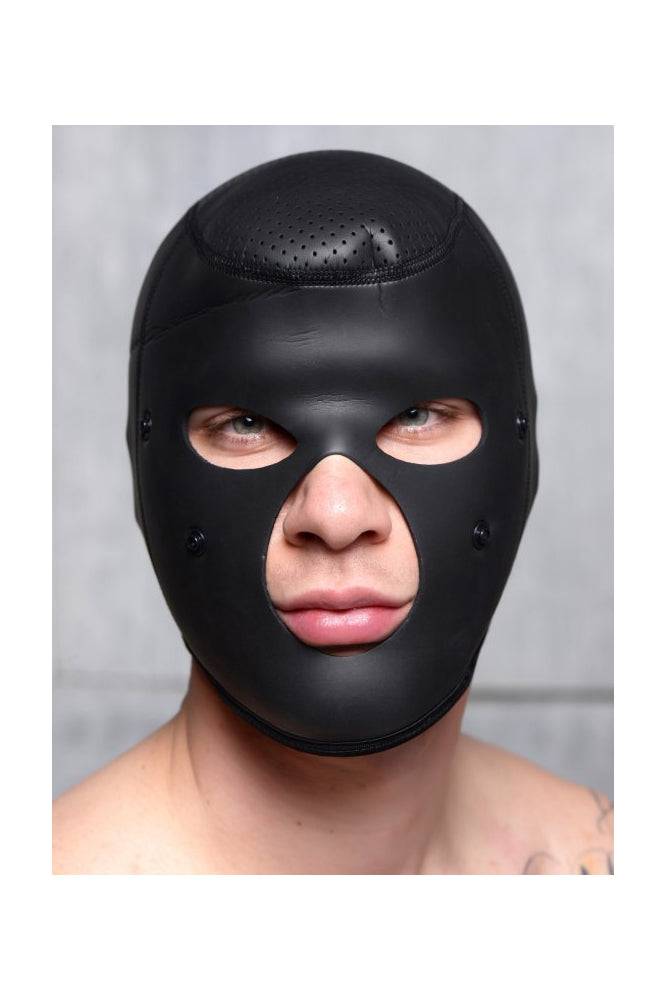 XR Brands - Master Series - Scorpion Hood with Removable Blindfold and Mask - Stag Shop