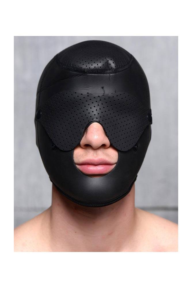XR Brands - Master Series - Scorpion Hood with Removable Blindfold and Mask - Stag Shop