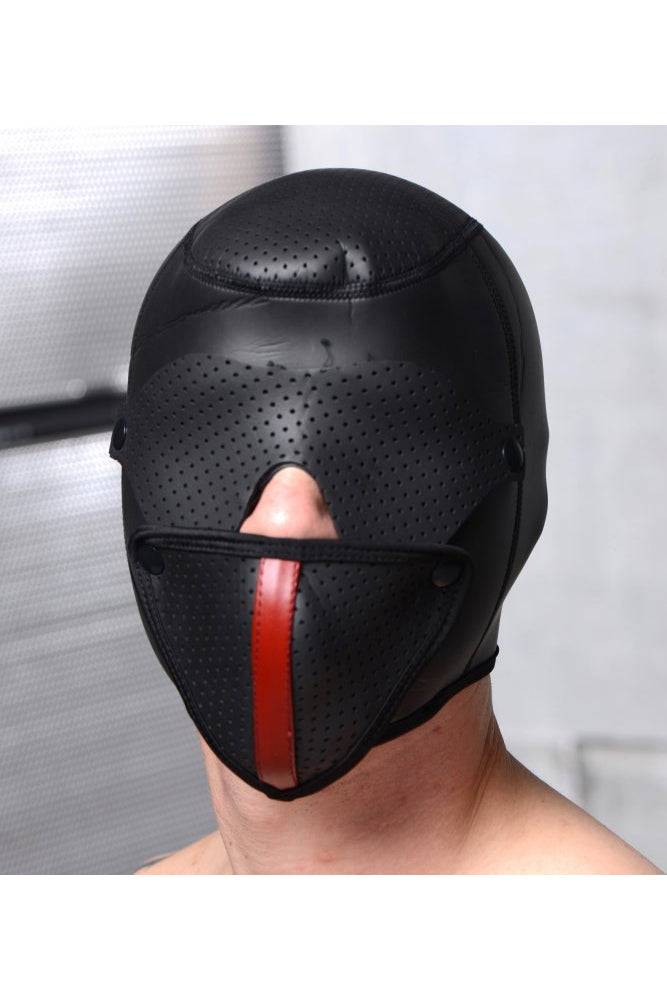 XR Brands - Master Series - Scorpion Hood with Removable Blindfold and Mask - Stag Shop