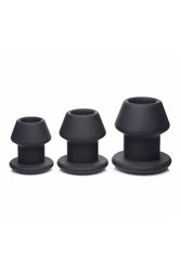 XR Brands - Master Series - Gape-Grommets Anal Dilator Set - Black - Stag Shop