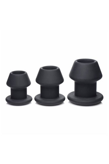 XR Brands - Master Series - Gape-Grommets Anal Dilator Set - Black - Stag Shop