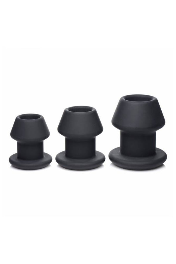 XR Brands - Master Series - Gape-Grommets Anal Dilator Set - Black - Stag Shop