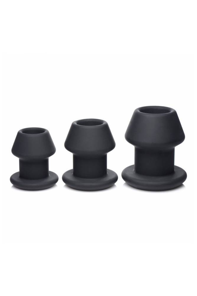 XR Brands - Master Series - Gape-Grommets Anal Dilator Set - Black - Stag Shop