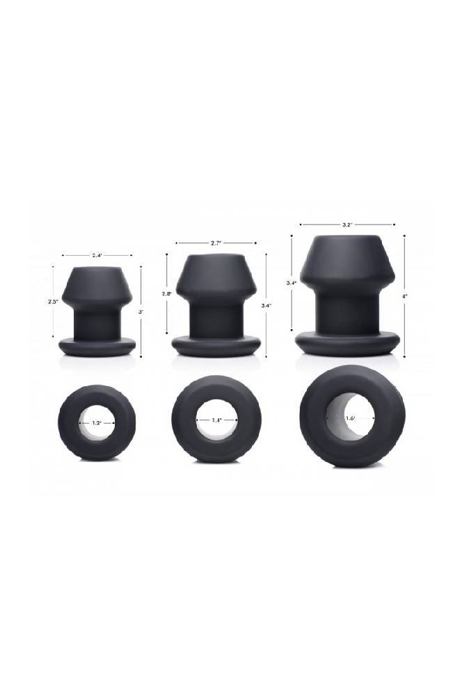 XR Brands - Master Series - Gape-Grommets Anal Dilator Set - Black - Stag Shop