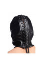 XR Brands - Strict - Zip Front Bondage Hood - Black - Stag Shop
