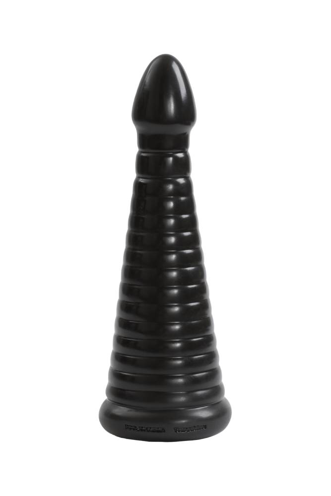 Doc Johnson - TitanMen - Intimidator Anal Stretcher Cone Plug - Black - Stag Shop