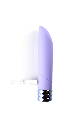 Maia Toys - Angel Crystal Gem Bullet Vibrator - Purple - Stag Shop