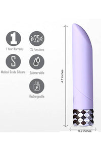 Thumbnail for Maia Toys - Angel Crystal Gem Bullet Vibrator - Purple - Stag Shop