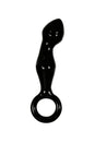 Adam & Eve - Adam's Glass Prostate Massager - Black - Stag Shop