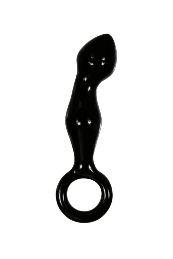 Adam & Eve - Adam's Glass Prostate Massager - Black - Stag Shop