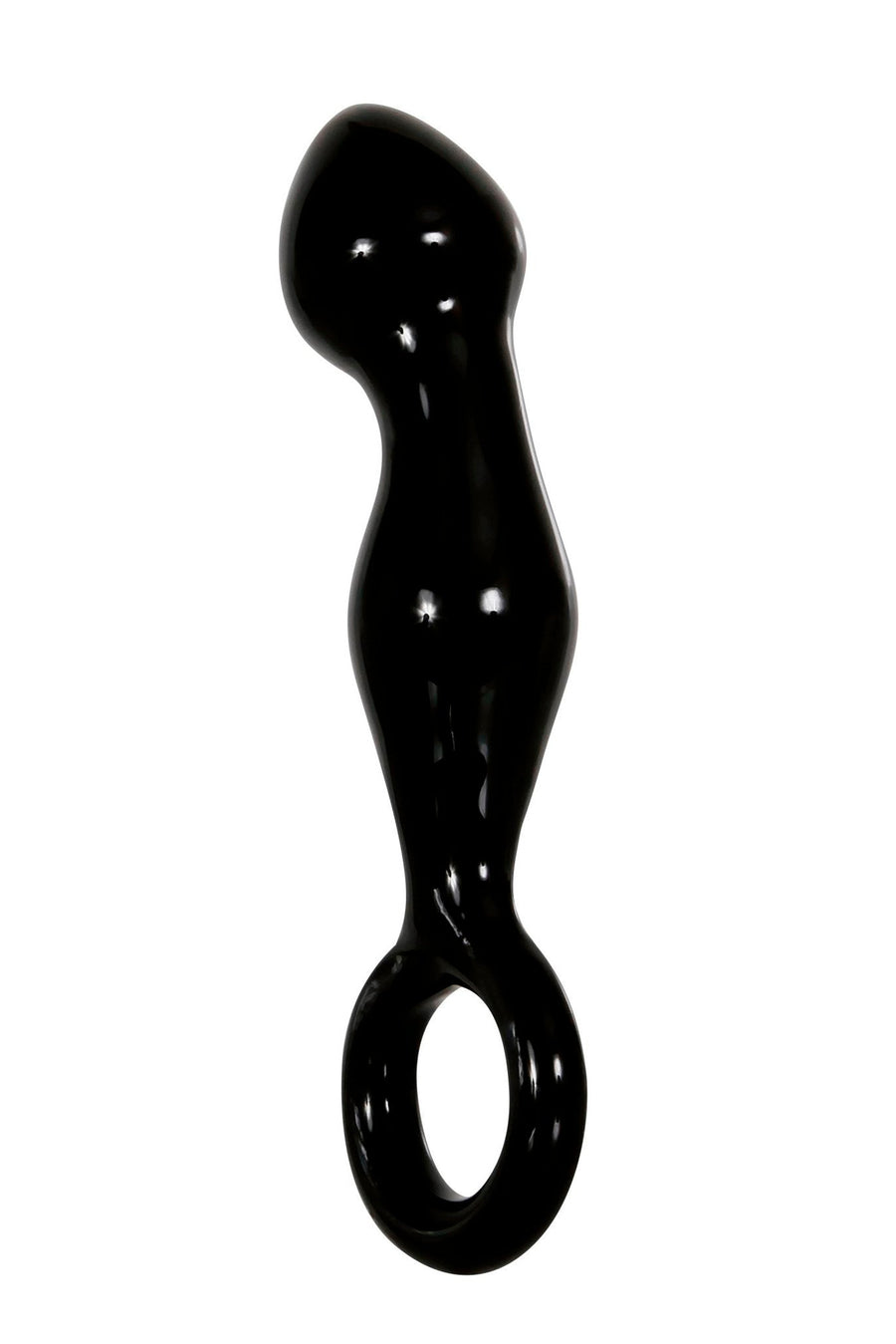 Adam & Eve - Adam's Glass Prostate Massager - Black - Stag Shop