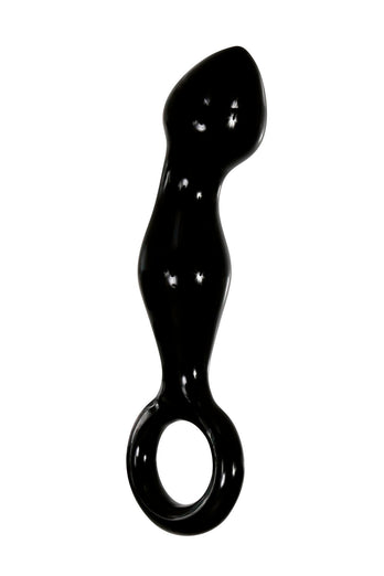 Adam & Eve - Adam's Glass Prostate Massager - Black - Stag Shop