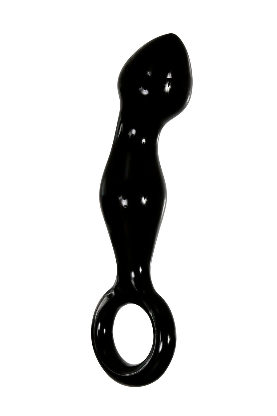 Adam & Eve - Adam's Glass Prostate Massager - Black - Stag Shop