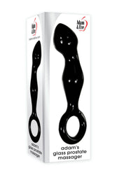 Adam & Eve - Adam's Glass Prostate Massager - Black - Stag Shop