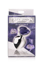 XR Brands - Booty Sparks - Heart-Shaped Amethyst Butt Plug - Medium - Stag Shop
