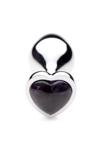 Thumbnail for XR Brands - Booty Sparks - Heart-Shaped Amethyst Butt Plug - Medium - Stag Shop