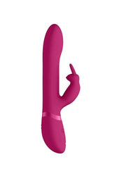 Shots Toys - VIVE - Amoris - Stimulating Beads Rabbit Vibrator - Pink - Stag Shop