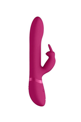 Shots Toys - VIVE - Amoris - Stimulating Beads Rabbit Vibrator - Pink - Stag Shop