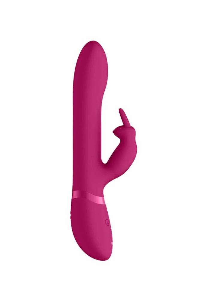 Shots Toys - VIVE - Amoris - Stimulating Beads Rabbit Vibrator - Pink - Stag Shop