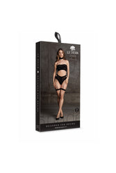 Shots Toys - Le Désir - SHA008 - Ananke Three Piece Bandeau & Panty Set - Black - OS - Stag Shop