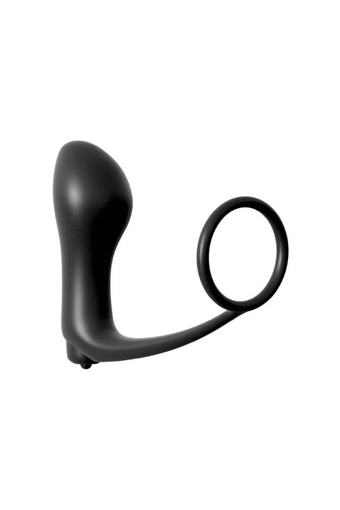 Pipedream - Anal Fantasy - Ass-gasm Vibrating Cock Ring - Black - Stag Shop