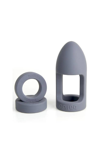 Nadgerz Inc - Balldo Ball Dildo Set - Grey - Stag Shop