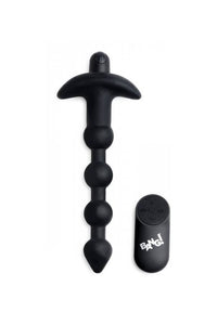 Thumbnail for XR Brands - BANG - Remote Control Vibrating Anal Beads - Black - Stag Shop