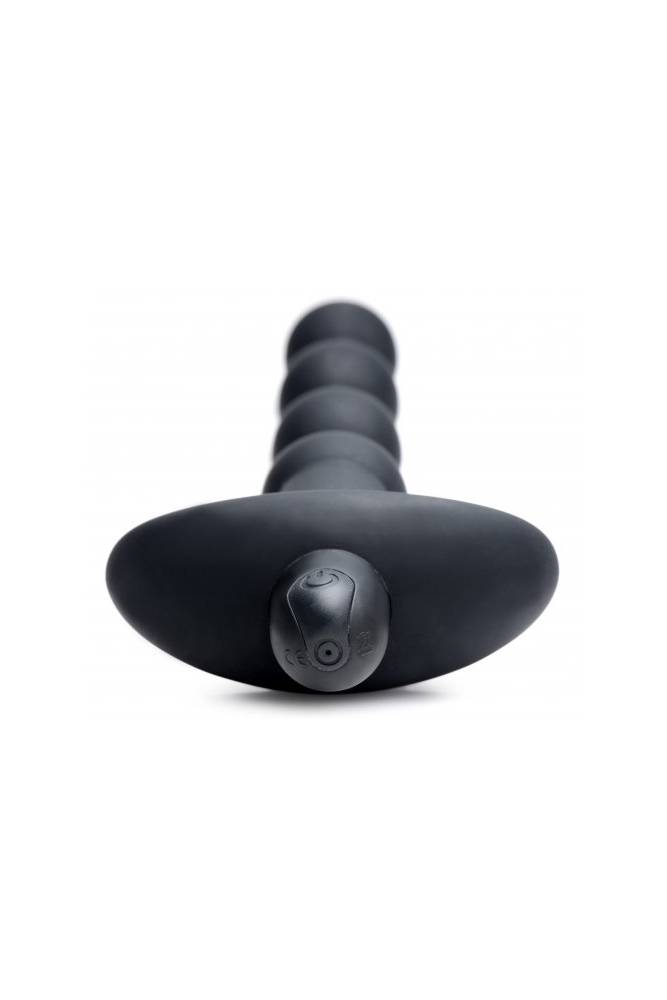 XR Brands - BANG - Remote Control Vibrating Anal Beads - Black - Stag Shop