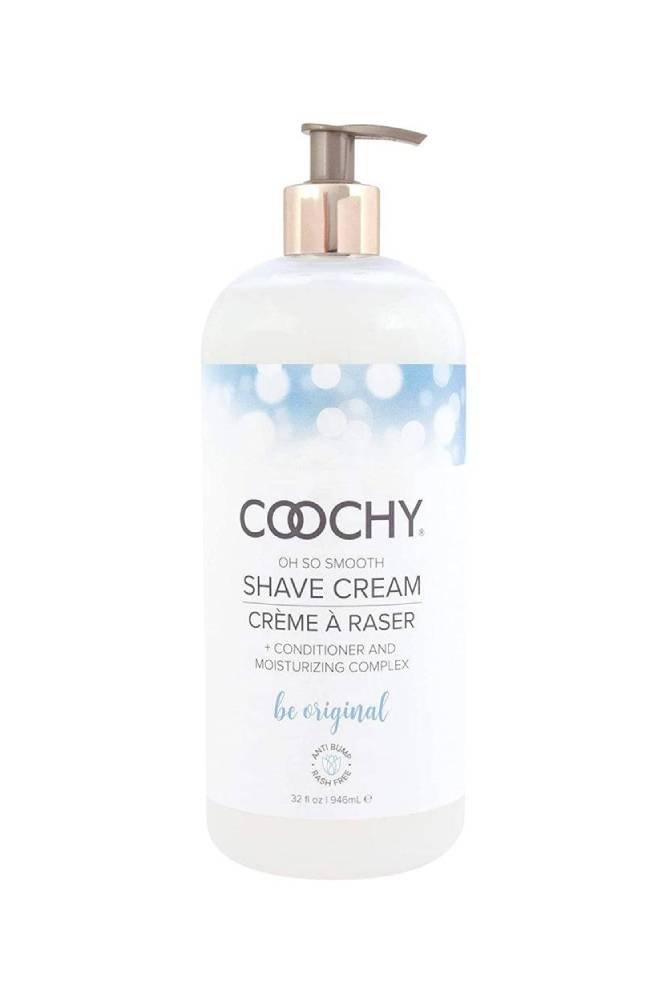 Coochy Shave Cream - Be Original Vanilla - 32oz - Stag Shop