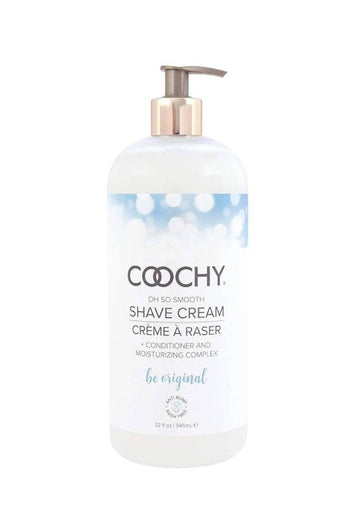 Coochy Shave Cream - Be Original Vanilla - 32oz - Stag Shop