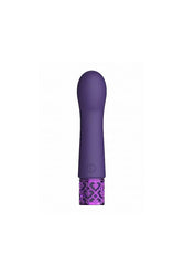 Shots - Royal Gems - Bijou Rechargeable Silicone Bullet Vibrator - Purple - Stag Shop
