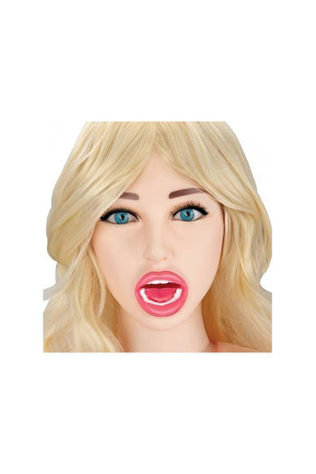Electric Eel - Luvdollz - Remote Controlled Life-Size Blonde Blow Up Blowjob Doll - Stag Shop