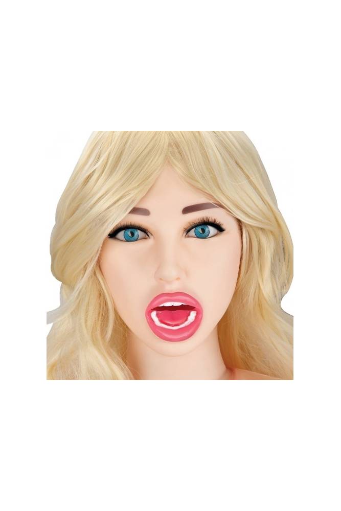 Electric Eel - Luvdollz - Remote Controlled Life-Size Blonde Blow Up Blowjob Doll - Stag Shop