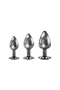 Evolved - Black Gem Anal Plug Set - 3 PC - Stag Shop
