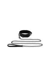 Sincerely by Sportsheets - Bow Tie Collar & Leash - Black - Stag Shop