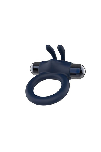 Stag Shop - Buzz Bunny Vibrating Cock Ring - Black - Stag Shop