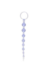 Cal Exotics - First Time - Love Anal Beads - Purple - Stag Shop