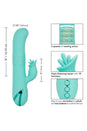 Cal Exotics - California Dreaming - Bel Air Bombshell Dual Vibrator - Turquoise - Stag Shop