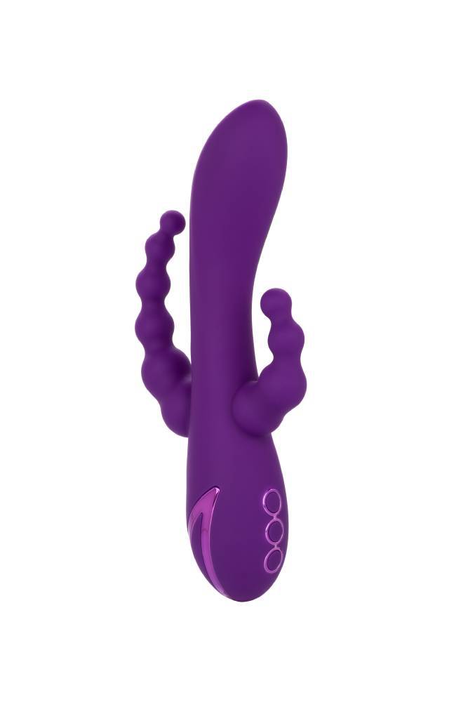 Cal Exotics - California Dreaming - Long Beach Bootylicious Triple Vibrator - Purple - Stag Shop