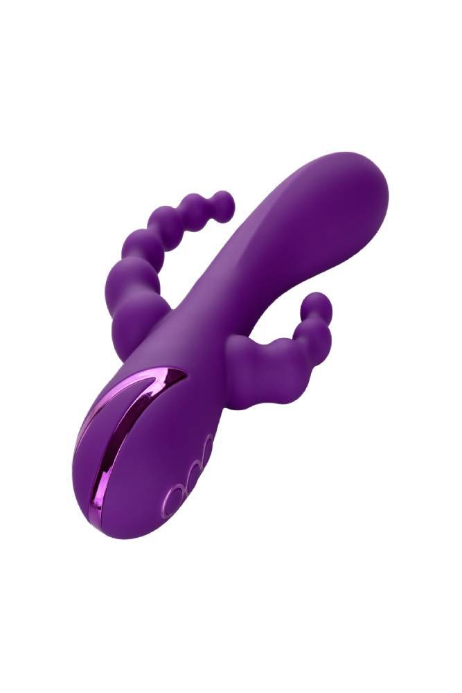 Cal Exotics - California Dreaming - Long Beach Bootylicious Triple Vibrator - Purple - Stag Shop