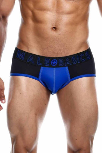 MaleBasics - Neon Brief - Blue - Stag Shop