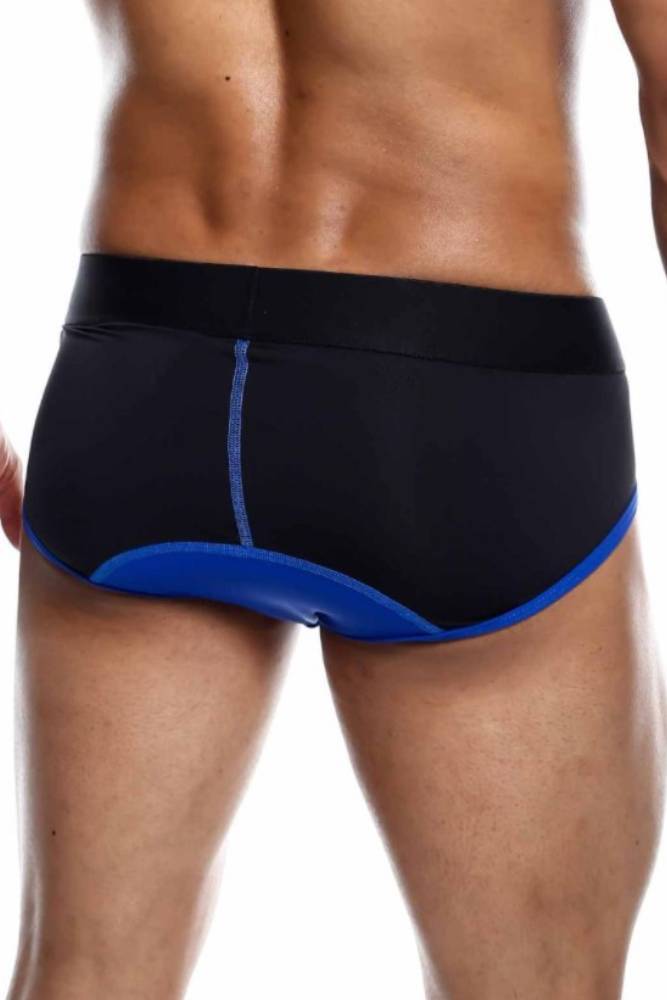 Male Basics - Neon Brief - Blue -MBN03