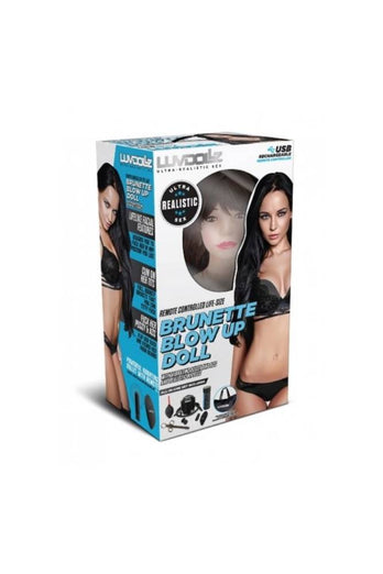 Electric Eel - Luvdollz - Remote Controlled Life-Size Brunette Blow Up Doll - Stag Shop