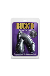 Thumbnail for Channel 1 Releasing - Buck'd - Buck Angel Pack N' Jack - 2-in - Stroker & Packer - Black - Stag Shop