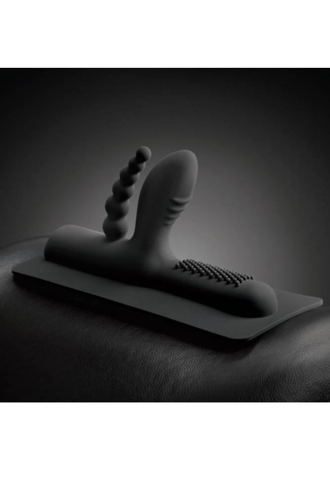 Cowgirl - Buckwild - Double Penetration Silicone Attachment - Black - Stag Shop