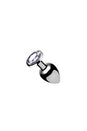 XR Brands - Booty Sparks - Clear Gem Anal Plug - Small - Stag Shop