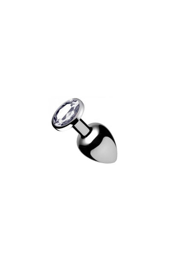 XR Brands - Booty Sparks - Clear Gem Anal Plug - Small - Stag Shop