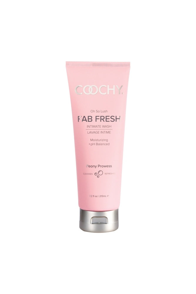 Coochy Shave Cream - Oh So Lush Fab Fresh Intimate Wash - Peony Prowess - 7.2oz - Stag Shop