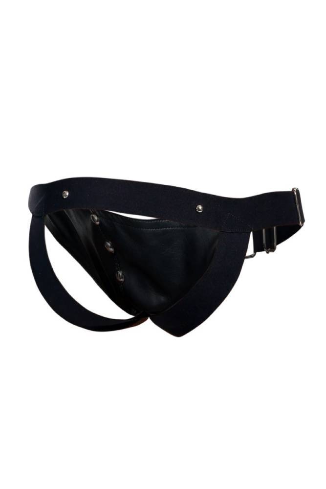 MaleBasics - DNGEON - Cock Ring Jockstrap - Black - OS - Stag Shop